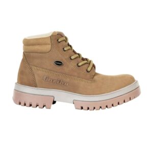 BOTA INDUSTRIAL CASUAL | MOD. 616T | PIEL AUTENTICA | CARIBU | NOBUCK CAJETA