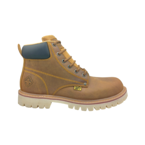 Botas De Trabajo | Mod. 136 | Ligeras | Sin Casco de Acero | Uso Rudo | PIEL CRAZY MIEL