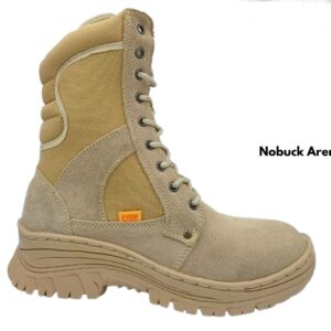 BOTA TACTICA | NEW TRS | MOD. 600 | GAMUZA ARENA | CASCO ACERO